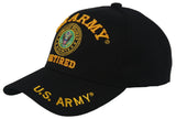 NEW! US ARMY RETIRED ROUND BALL CAP HAT BLACK