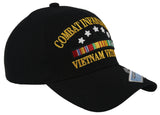 NEW! US ARMY COMBAT INFANTRYMAN VIETNAM VETERAN CAP HAT BLACK