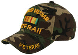 NEW! DISABLED VIETNAM VETERAN BALL CAP HAT GREEN CAMO