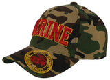 NEW! US MARINE CORPS BIG USMC BALL CAP HAT GREEN CAMO