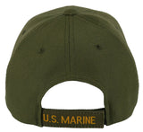 NEW! US MARINE CORPS BIG USMC BALL CAP HAT OLIVE