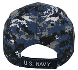 NEW! US NAVY ROUND BALL CAP HAT DIGITAL NAVY ACU CAMO