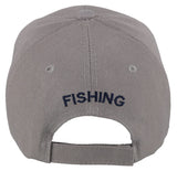 NEW! GREAT HUNTER SPORTS SWORDFISH FISHING ADVENTURE BALL CAP HAT GRAY