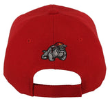NEW! BULL DOG RED BALL CAP HAT RED
