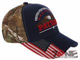 UNITED STATE OF AMERICA STAR PATRIOT EAGLE FLAG BASEBALL CAP HAT CAMO NAVY