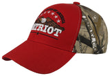 UNITED STATE OF AMERICA STAR PATRIOT EAGLE FLAG BASEBALL CAP HAT CAMO RED