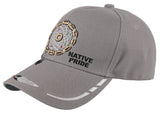 NATIVE PRIDE DREAM CATCHER FEATHER BALL CAP HAT GRAY