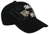 MAN OF FAITH JESUS CHRISTIAN BALL CAP HAT BLACK