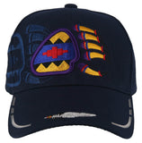 NEW! NATIVE PRIDE BEAR CLAW FEATHERS CAP HAT NAVY