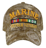 NEW! US MARINE VIETNAM VETERAN SHADOW USMC BASEBALL CAP HAT DESERT CAMO