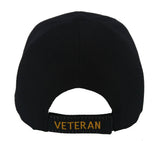 NEW! US MARINE VIETNAM VETERAN SHADOW USMC BASEBALL CAP HAT BLACK