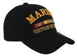 NEW! US MARINE VIETNAM VETERAN SHADOW USMC BASEBALL CAP HAT BLACK