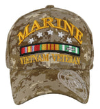 NEW! USMC US MARINE VIETNAM VETERAN GRAY SHADOW CAP HAT DESERT CAMO