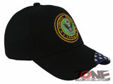 NEW! US ARMY STRONG SIDE USA FLAG CAP HAT BLACK