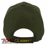 NEW! US ARMY STRONG SIDE USA FLAG CAP HAT OLIVE
