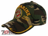 NEW! US MARINE CORPS USMC NEVER RETIRED JUST FADE AWAY CAP HAT GREEN CAMO