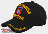 NEW! US ARMY PARATROOPER 82ND AIRBORNE DIVISION BG SHADOW CAP HAT BLACK