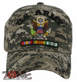 NEW! US ARMY STRONG ARMY VIETNAM VETERAN EAGLE CAP HAT ACU CAMO