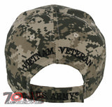 NEW! US ARMY STRONG ARMY VIETNAM VETERAN EAGLE CAP HAT ACU CAMO