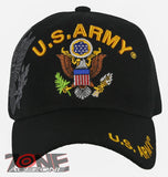 NEW! US ARMY STRONG ARMY BIG EAGLE SHADOW CAP HAT BLACK
