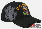 NEW! US ARMY STRONG ARMY BIG EAGLE SHADOW CAP HAT BLACK