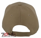 NEW! BIG BASS BITE ME FISHING BALL CAP HAT TAN