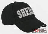 NEW! SHERIFF POLICE BALL CAP HAT BLACK