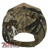 NEW! EAGLE USA FLAG BALL CAP HAT FOREST CAMO TAN