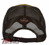 NEW! MESH BIG COCK ROOSTER FIGHT BALL CAP HAT GRAY BROWN