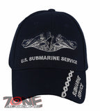 NEW! US NAVY USN SUBMARINE SERVICE BALL CAP HAT NAVY