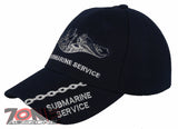 NEW! US NAVY USN SUBMARINE SERVICE BALL CAP HAT NAVY