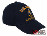 NEW! US NAVY USN SCPO RETIRED BALL CAP HAT NAVY