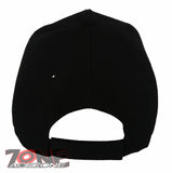 NEW! US ARMY COMBAT ENGINEER BALL CAP HAT BLACK