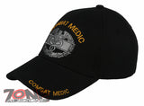 NEW! US ARMY COMBAT MEDIC BALL CAP HAT BLACK