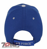 NEW! US AIR FORCE USAF WING DEFENDING FREEDOM SINCE 1947 BALL CAP HAT BLUE