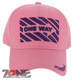 NEW! ONE WAY JOHN 14:6 I LOVE JESUS CHRISTIAN BASEBALL CAP HAT PINK