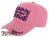 NEW! ONE WAY JOHN 14:6 I LOVE JESUS CHRISTIAN BASEBALL CAP HAT PINK