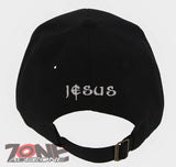 NEW! JESUS ETERNITY CHRISTIAN BASEBALL CAP HAT COTTON BLACK