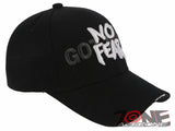 NO FEAR GOT FAITH SHADOW JESUS CHRISTIAN BASEBALL CAP HAT BLACK