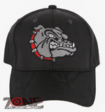 NEW! BULLDOG HEAD BASEBALL CAP HAT CAMOUFLAGE BLACK