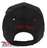 FD FIRE DEPARTMENT FIRST IN LAST OUT BASEBALL CAP HAT CAMOUFLAGE BLACK