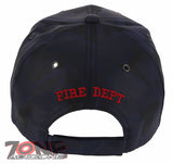 FD FIRE DEPARTMENT FIRST IN LAST OUT BASEBALL CAP HAT CAMOUFLAGE NAVY