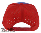 NEW! CUBA FLAG FLAT BILL SNAPBACK BASEBALL CAP HAT RED ROYAL BLUE