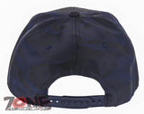 NEW! MULTIPLE STAR FLAT BILL SNAPBACK BASEBALL CAP HAT CAMOUFLAGE NAVY