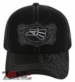 NEW! MEXICAN EAGLE PRIDE AZTEC BIRD TRUCKER SNAPBACK BASEBALL CAP HAT BLACK
