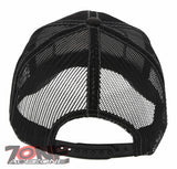 NEW! MEXICAN EAGLE PRIDE AZTEC BIRD TRUCKER SNAPBACK BASEBALL CAP HAT BLACK