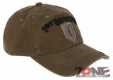 NEW! US ARMY 1ST INFANTRY DIVISION DISTRESSED VINTAGE BASEBALL CAP HAT TAN