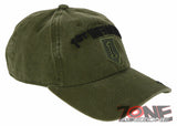 NEW! US ARMY 1ST INFANTRY DIVISION DISTRESSED VINTAGE BASEBALL CAP HAT OLIVE