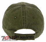 NEW! US ARMY 2ND INFANTRY DIVISION DISTRESSED VINTAGE BASEBALL CAP HAT OLIVE