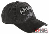 NEW! US ARMY ARMOR TANK DISTRESSED VINTAGE BASEBALL CAP HAT GRAY